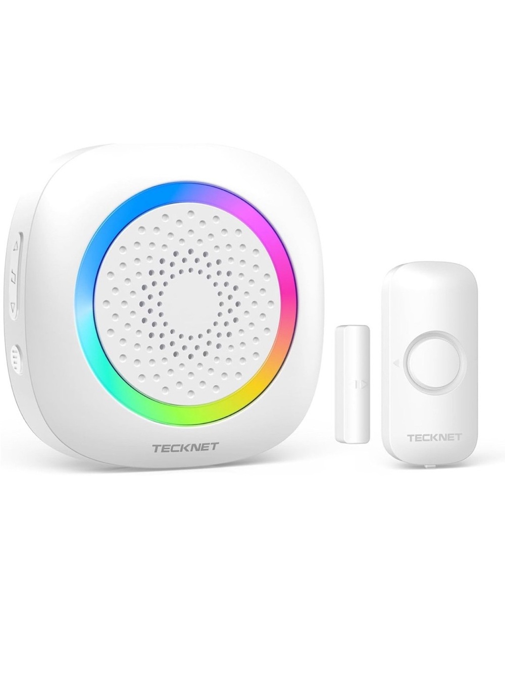 TECKNET Door Chime When Door Opens, Wireless Door Sensor Alarm Chime with 1000